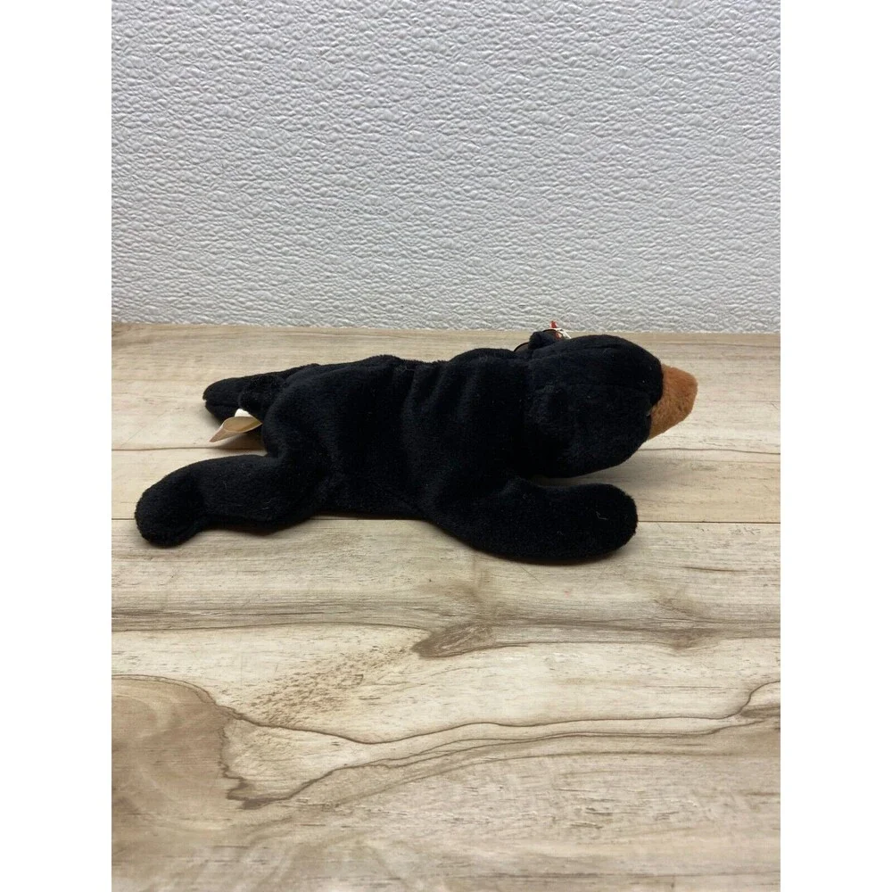 Vtg 1993 Ty Beanie Babies Blackie The Bear With Tags Erros 1993/ 94